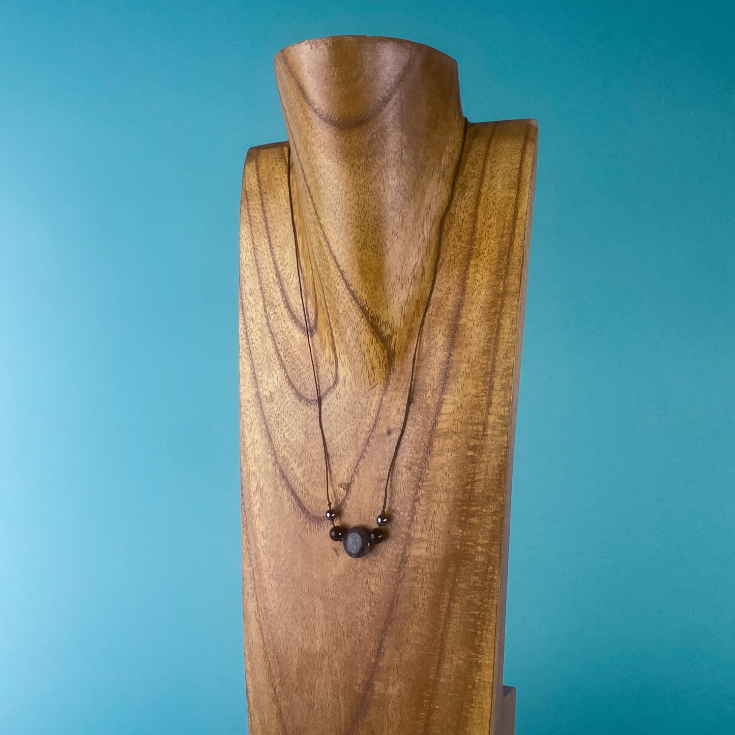 Larkivite, Jasper, & Hematite Necklace