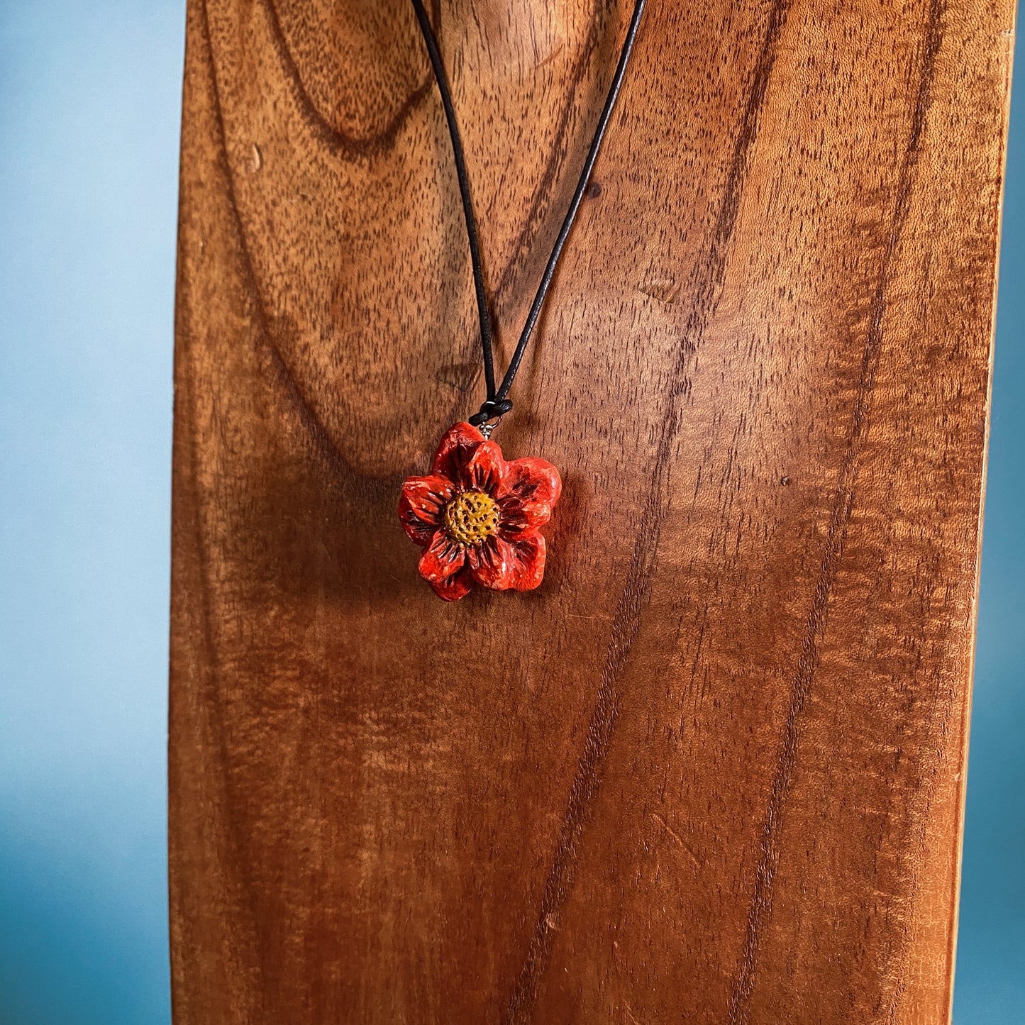 Upcycled Flower Necklace