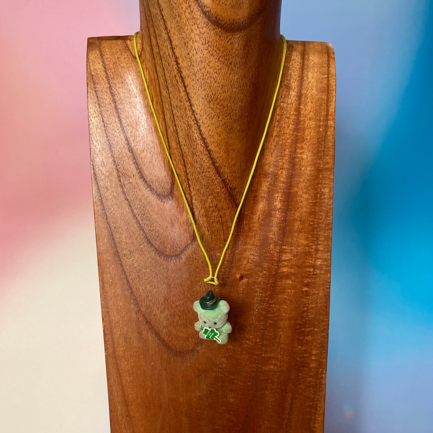 Irish Bear Trinket Necklace
