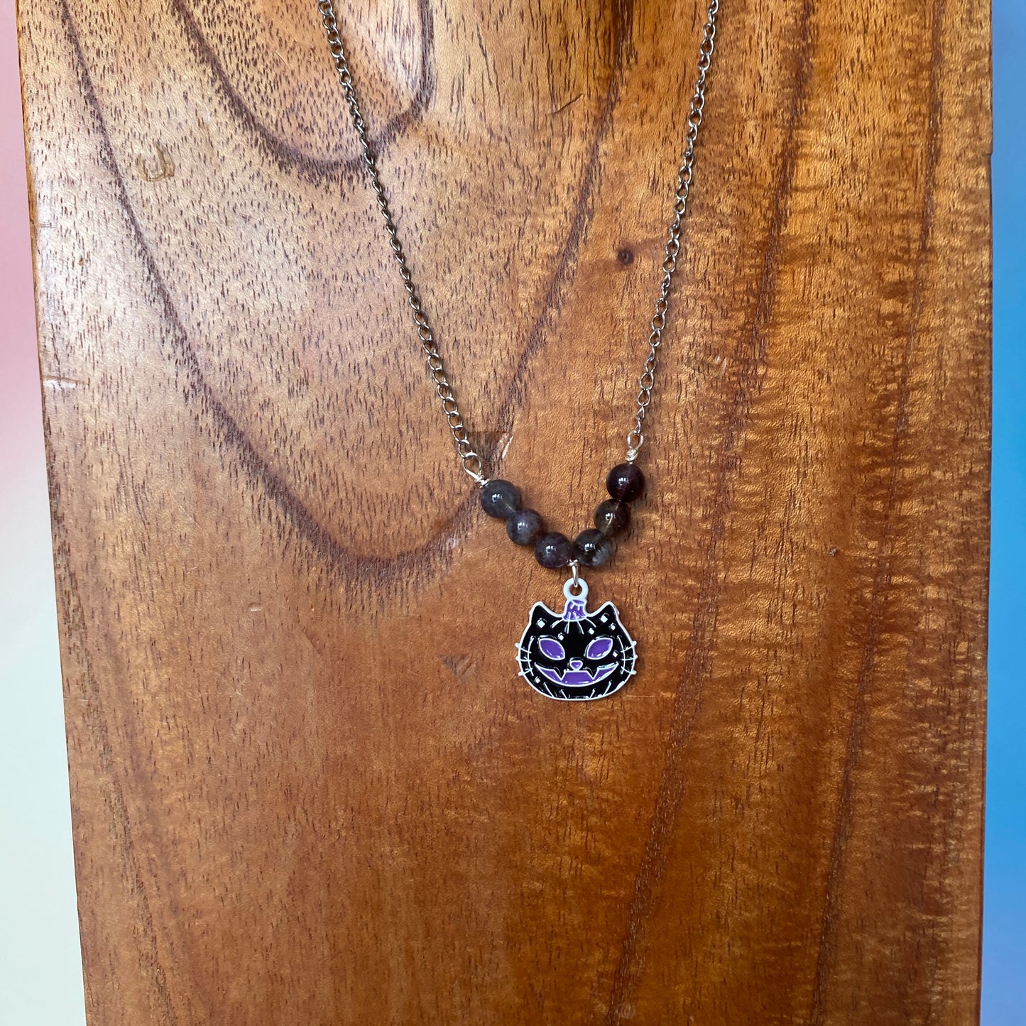 Amethyst Cat Necklace