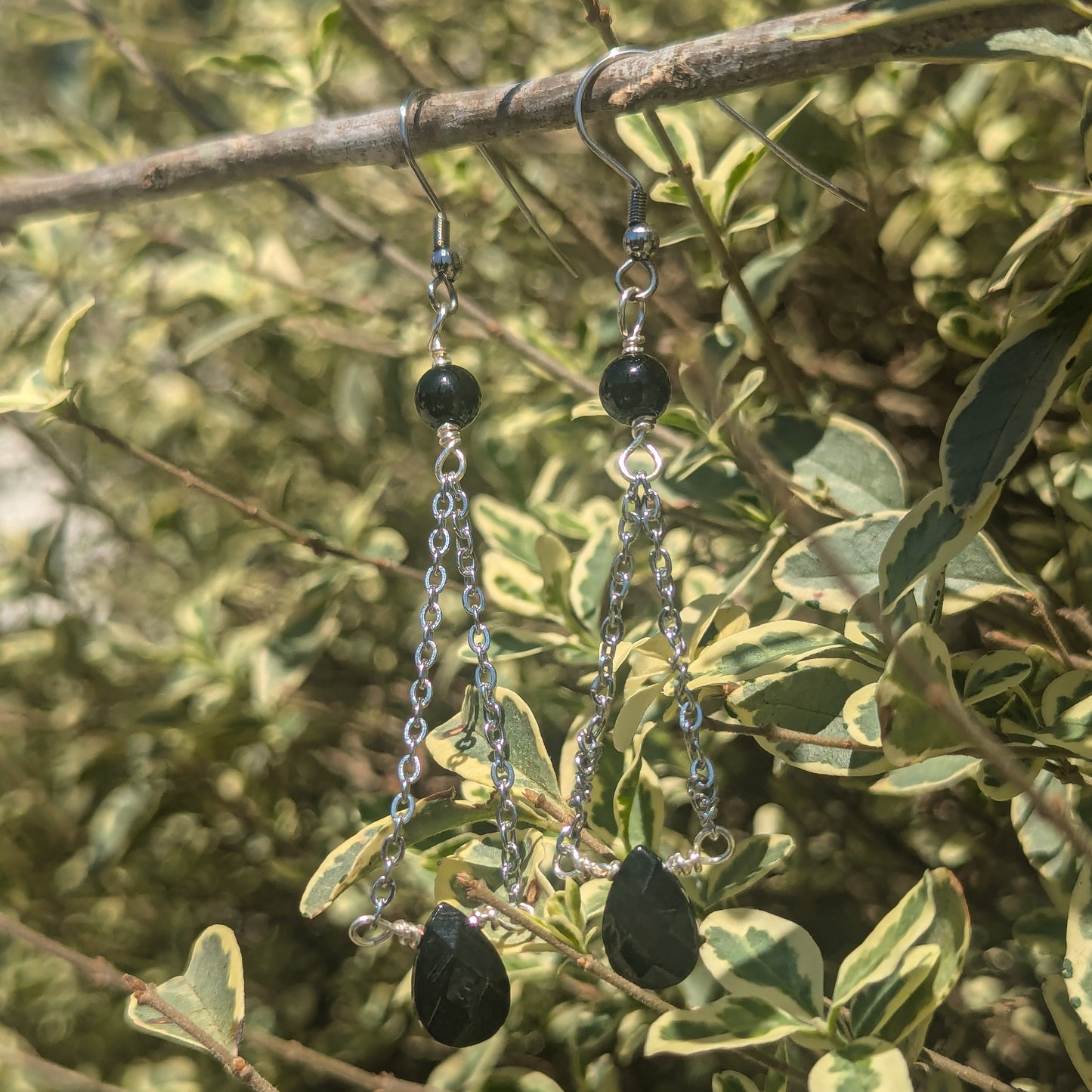Jasper & Onyx Dangles