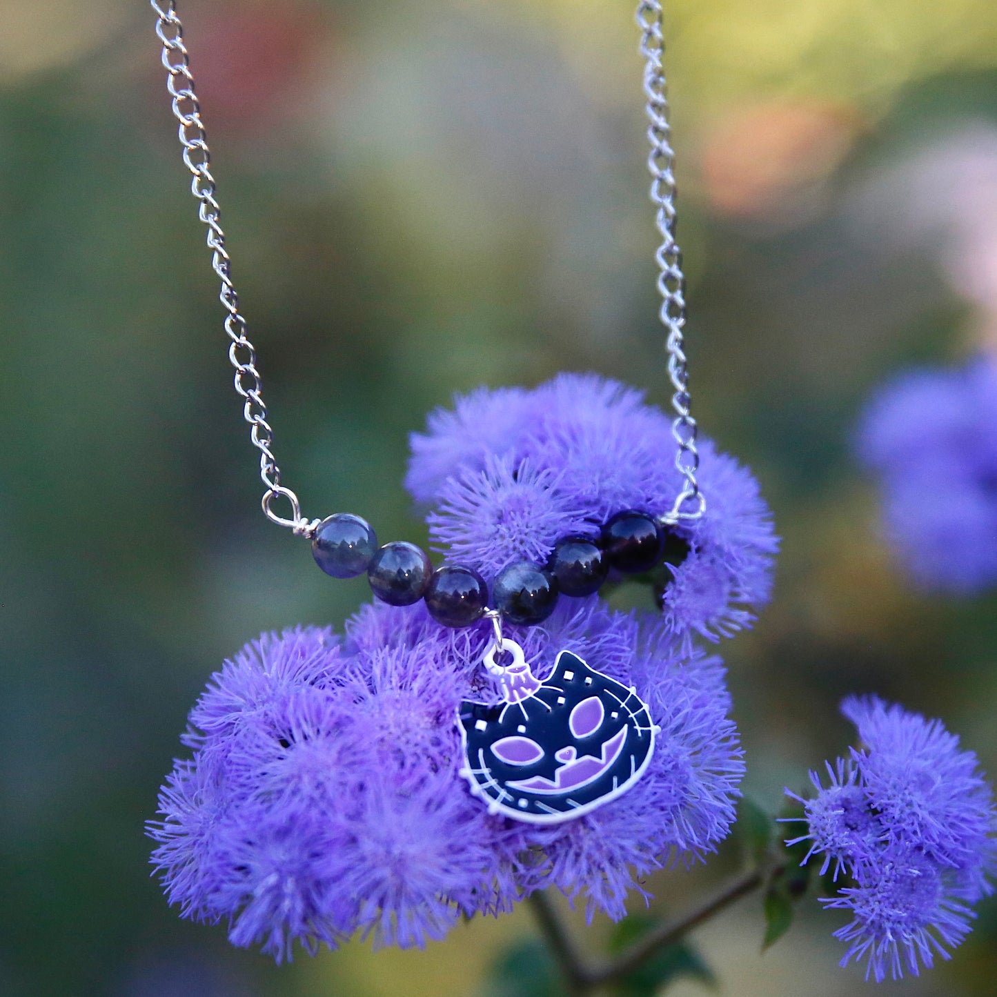 Amethyst Cat Necklace