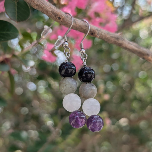 Asexual Pride Earrings