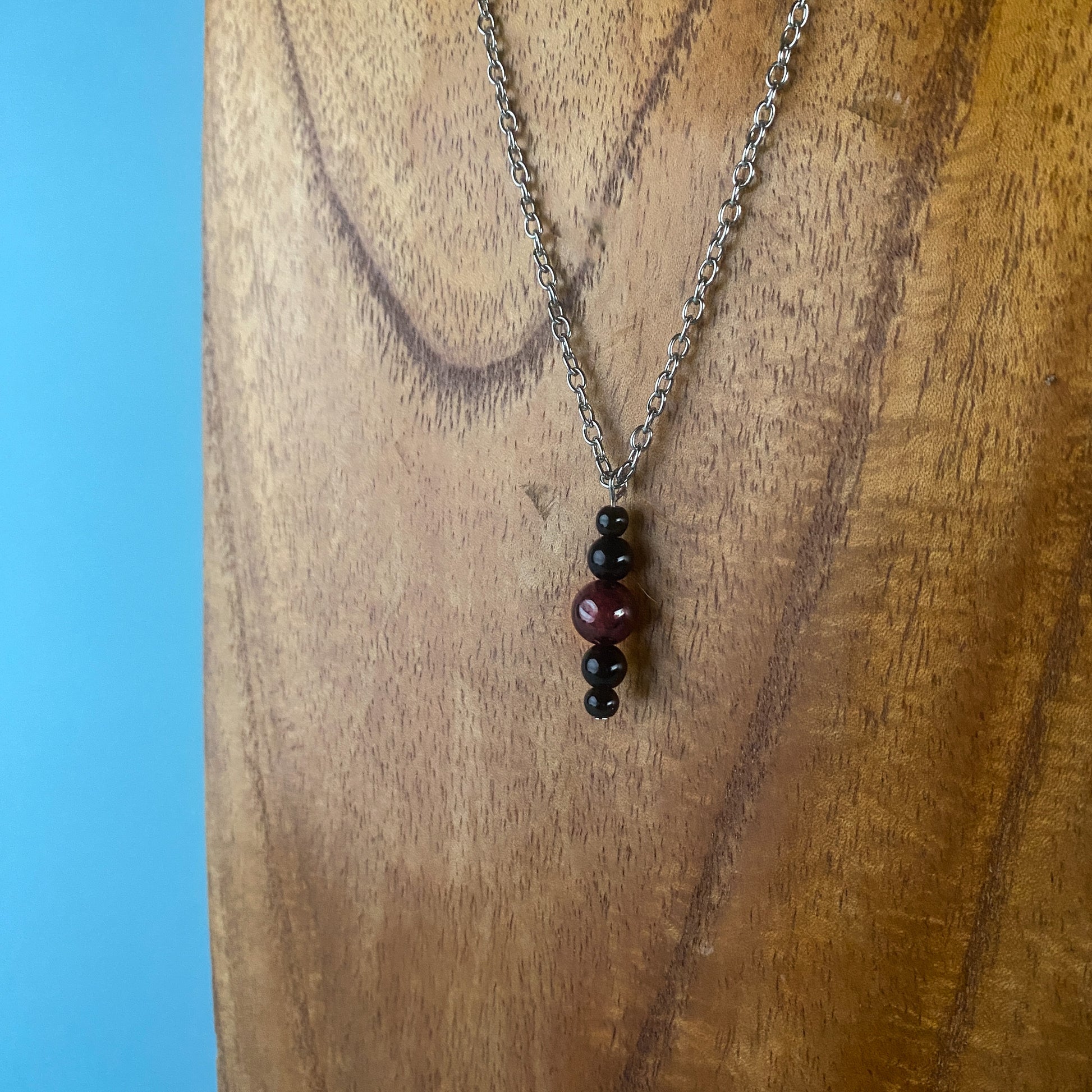 Garnet & Jasper Necklace