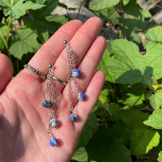 Sodalite Dangle Earrings