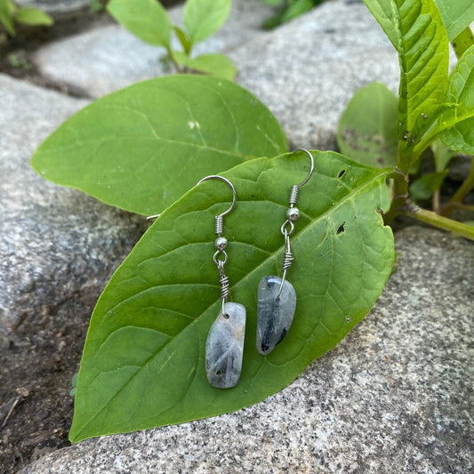 Rutilated Quartz Earrings