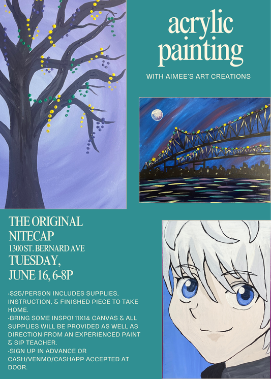 Nitecap Acrylic Painting Sign Up 6/16/26