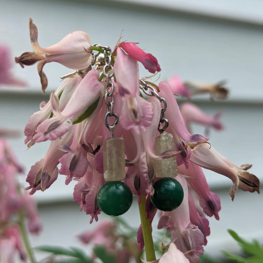 Aventurine Dangle Earrings