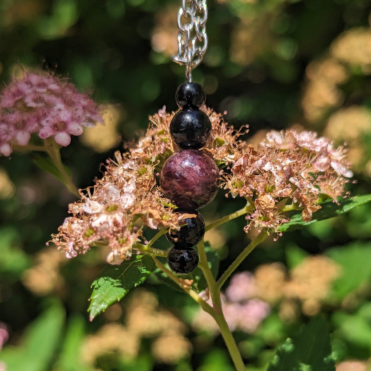 Garnet & Jasper Necklace